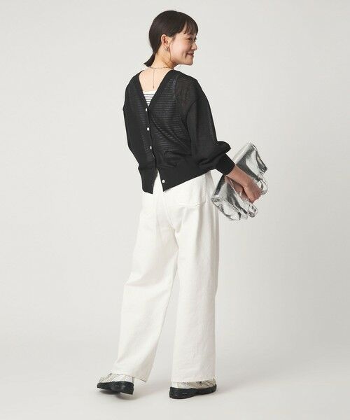 green label relaxing / グリーンレーベル リラクシング カーディガン・ボレロ | 【結論シリーズ】ビューティーネック2WAYカーデ ウォッシャブル | 詳細7