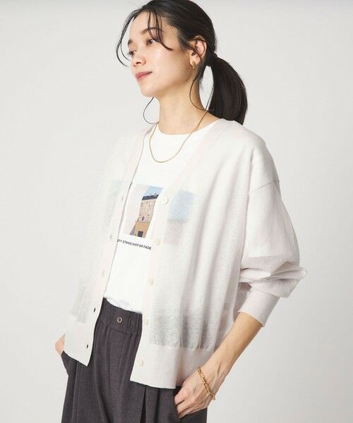 green label relaxing / グリーンレーベル リラクシング カーディガン・ボレロ | 【結論シリーズ】ビューティーネック2WAYカーデ ウォッシャブル | 詳細10