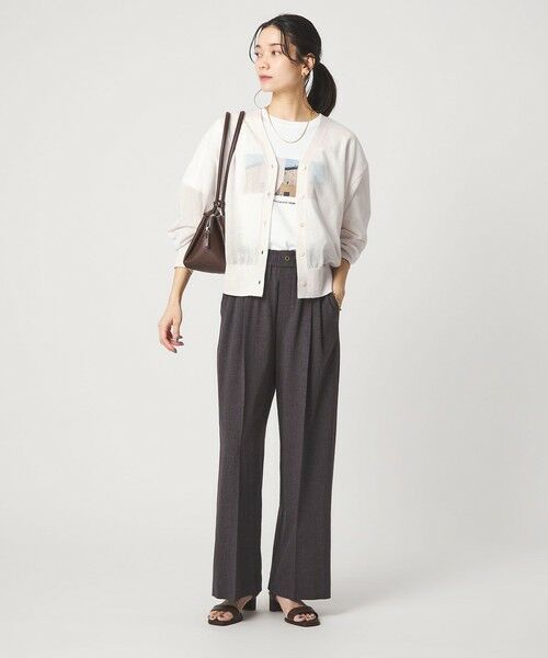 green label relaxing / グリーンレーベル リラクシング カーディガン・ボレロ | 【結論シリーズ】ビューティーネック2WAYカーデ ウォッシャブル | 詳細12