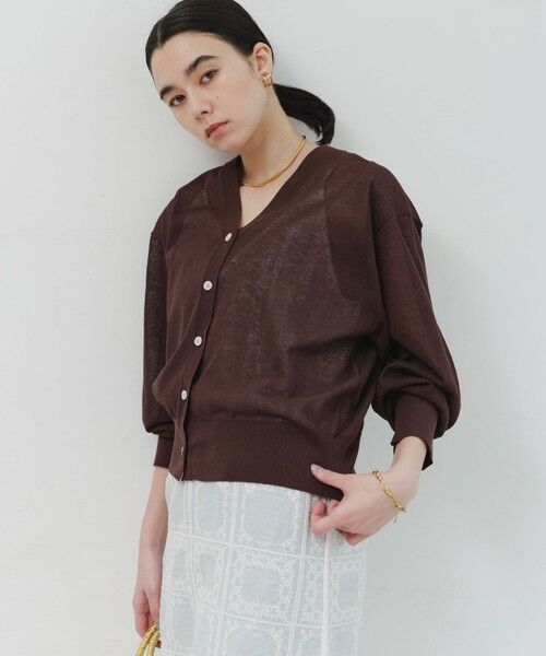 green label relaxing / グリーンレーベル リラクシング カーディガン・ボレロ | 【結論シリーズ】ビューティーネック2WAYカーデ ウォッシャブル | 詳細16