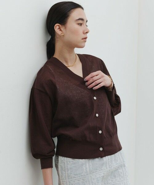 green label relaxing / グリーンレーベル リラクシング カーディガン・ボレロ | 【結論シリーズ】ビューティーネック2WAYカーデ ウォッシャブル | 詳細17