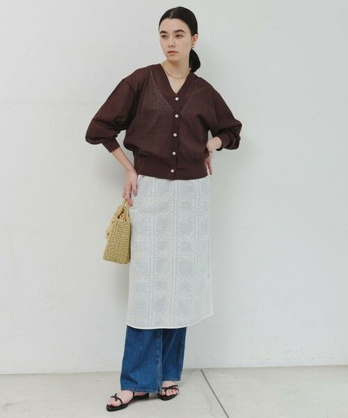 green label relaxing / グリーンレーベル リラクシング カーディガン・ボレロ | 【結論シリーズ】ビューティーネック2WAYカーデ ウォッシャブル | 詳細18