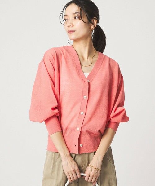 green label relaxing / グリーンレーベル リラクシング カーディガン・ボレロ | 【結論シリーズ】ビューティーネック2WAYカーデ ウォッシャブル | 詳細20