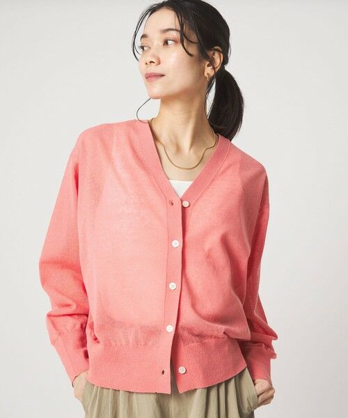 green label relaxing / グリーンレーベル リラクシング カーディガン・ボレロ | 【結論シリーズ】ビューティーネック2WAYカーデ ウォッシャブル | 詳細21