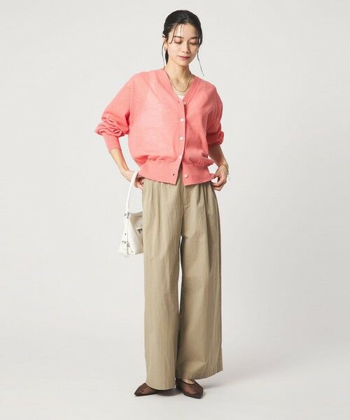 green label relaxing / グリーンレーベル リラクシング カーディガン・ボレロ | 【結論シリーズ】ビューティーネック2WAYカーデ ウォッシャブル | 詳細23