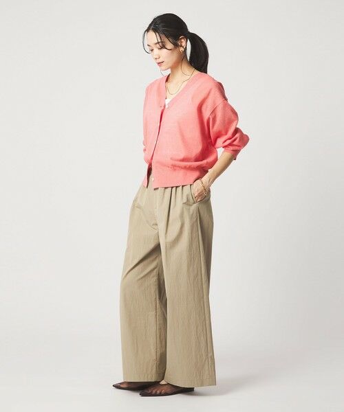 green label relaxing / グリーンレーベル リラクシング カーディガン・ボレロ | 【結論シリーズ】ビューティーネック2WAYカーデ ウォッシャブル | 詳細24