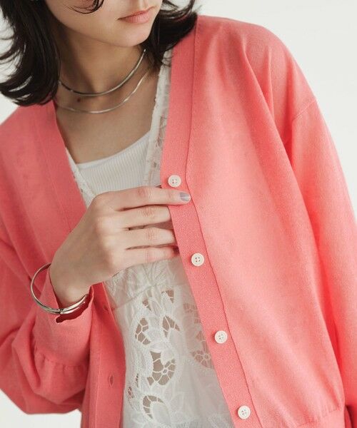 green label relaxing / グリーンレーベル リラクシング カーディガン・ボレロ | 【結論シリーズ】ビューティーネック2WAYカーデ ウォッシャブル | 詳細23
