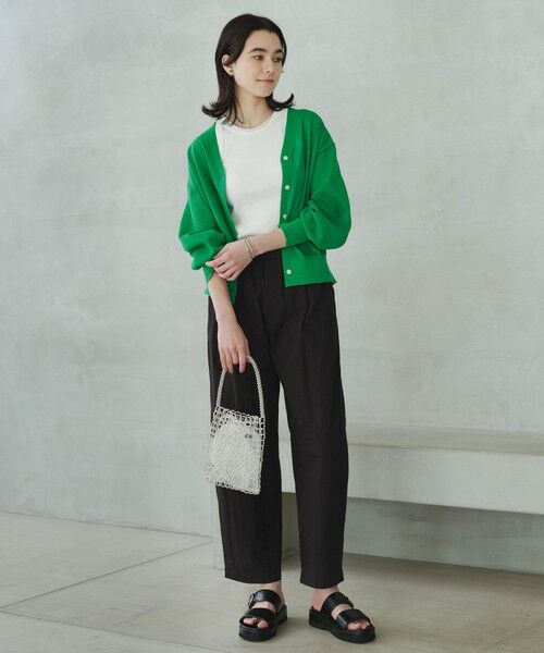 green label relaxing / グリーンレーベル リラクシング カーディガン・ボレロ | 【結論シリーズ】ビューティーネック2WAYカーデ ウォッシャブル | 詳細29