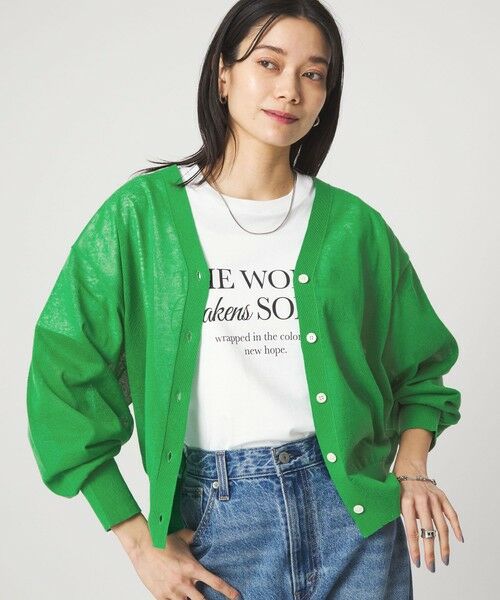 green label relaxing / グリーンレーベル リラクシング カーディガン・ボレロ | 【結論シリーズ】ビューティーネック2WAYカーデ ウォッシャブル | 詳細25