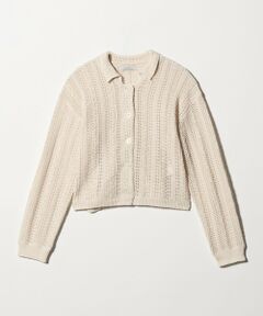 green label relaxing / グリーンレーベル リラクシング カーディガン・ボレロ | メッシュ ポロカーディガン ウォッシャブル