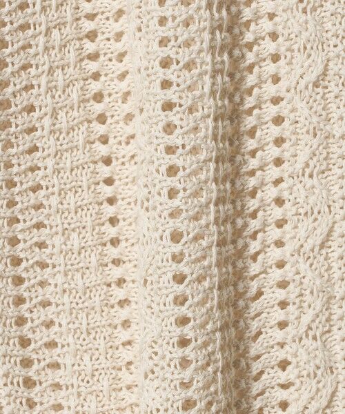 green label relaxing / グリーンレーベル リラクシング カーディガン・ボレロ | メッシュ ポロカーディガン ウォッシャブル | 詳細4