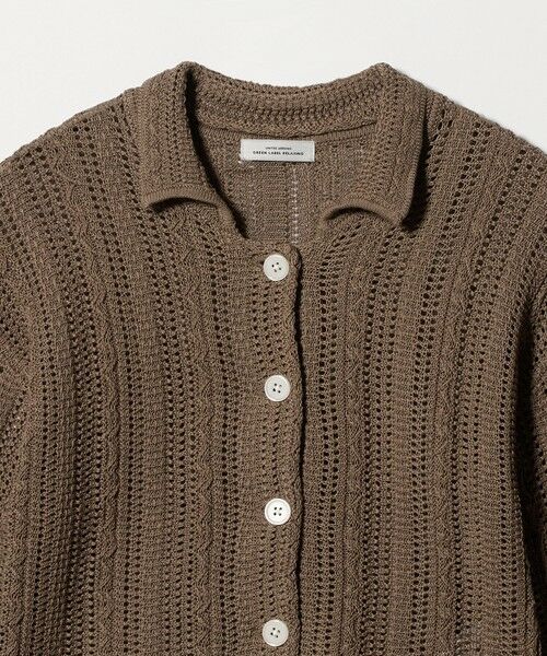 green label relaxing / グリーンレーベル リラクシング カーディガン・ボレロ | メッシュ ポロカーディガン ウォッシャブル | 詳細6