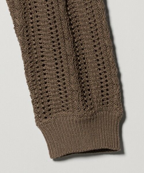 green label relaxing / グリーンレーベル リラクシング カーディガン・ボレロ | メッシュ ポロカーディガン ウォッシャブル | 詳細7