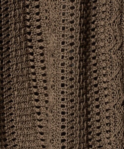 green label relaxing / グリーンレーベル リラクシング カーディガン・ボレロ | メッシュ ポロカーディガン ウォッシャブル | 詳細9