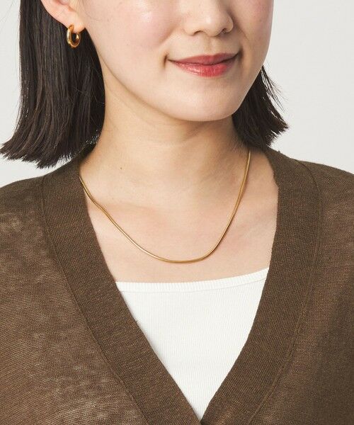 green label relaxing / グリーンレーベル リラクシング カーディガン・ボレロ | フレンチリネン Vネック カーディガン ウォッシャブル | 詳細20