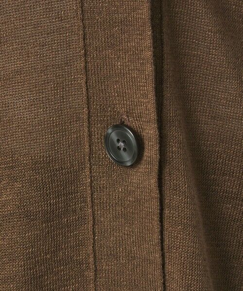 green label relaxing / グリーンレーベル リラクシング カーディガン・ボレロ | フレンチリネン Vネック カーディガン ウォッシャブル | 詳細24