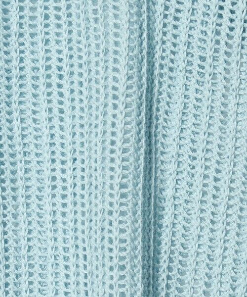 green label relaxing / グリーンレーベル リラクシング カーディガン・ボレロ | メッシュ リボン Vネック カーディガン | 詳細22