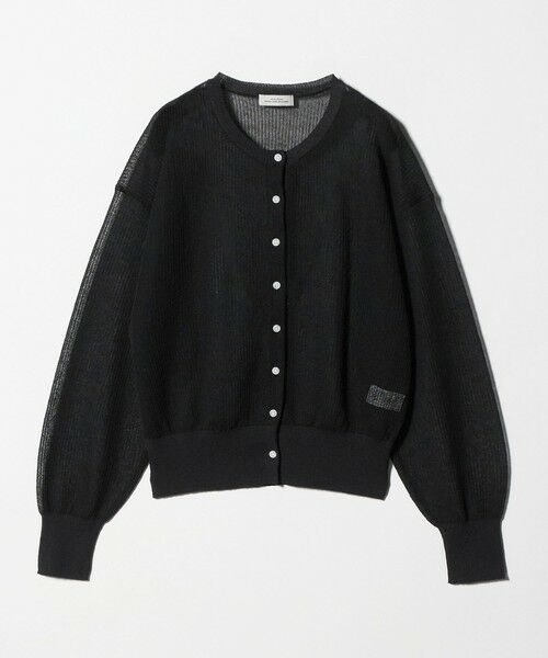 green label relaxing / グリーンレーベル リラクシング カーディガン・ボレロ | シアー フォルム カーディガン ウォッシャブル | 詳細12