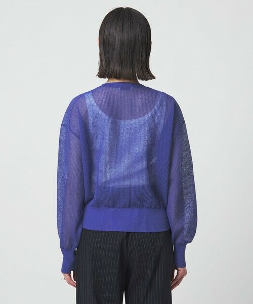 green label relaxing / グリーンレーベル リラクシング カーディガン・ボレロ | シアー フォルム カーディガン ウォッシャブル | 詳細14