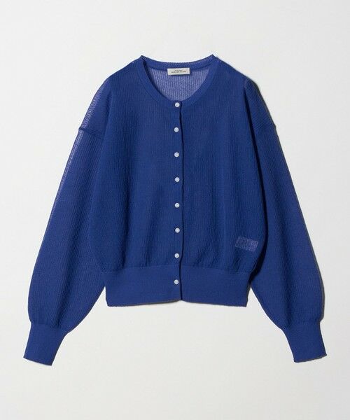 green label relaxing / グリーンレーベル リラクシング カーディガン・ボレロ | シアー フォルム カーディガン ウォッシャブル | 詳細24