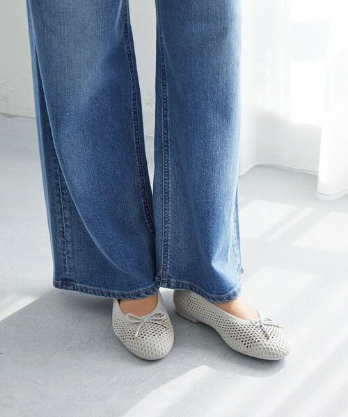 green label relaxing / グリーンレーベル リラクシング フラットシューズ | ウェルネスシアー バレエシューズ / ニットシューズ | 詳細1