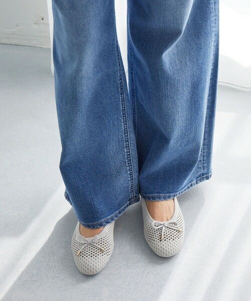 green label relaxing / グリーンレーベル リラクシング フラットシューズ | ウェルネスシアー バレエシューズ / ニットシューズ | 詳細3