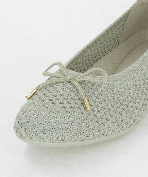 green label relaxing / グリーンレーベル リラクシング フラットシューズ | ウェルネスシアー バレエシューズ / ニットシューズ | 詳細20