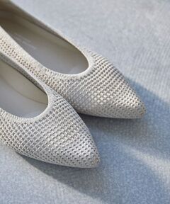 green label relaxing / グリーンレーベル リラクシング フラットシューズ | ウェルネスシアー ポインテッド フラットシューズ / ニットシューズ