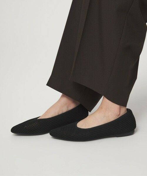 green label relaxing / グリーンレーベル リラクシング フラットシューズ | ウェルネスシアー ポインテッド フラットシューズ / ニットシューズ | 詳細9