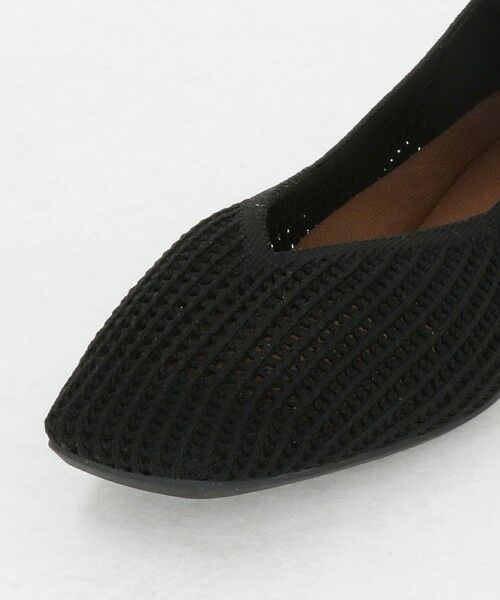 green label relaxing / グリーンレーベル リラクシング フラットシューズ | ウェルネスシアー スクエア V フラットシューズ / ニットシューズ | 詳細7