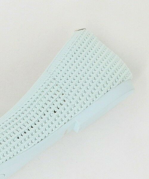 green label relaxing / グリーンレーベル リラクシング フラットシューズ | ウェルネスシアー スクエア V フラットシューズ / ニットシューズ | 詳細21