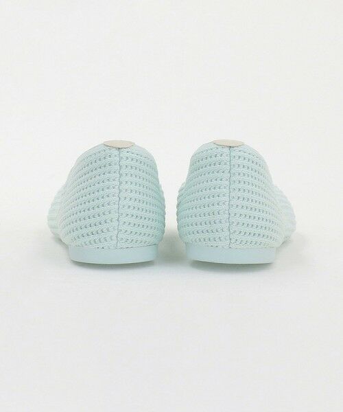 green label relaxing / グリーンレーベル リラクシング フラットシューズ | ウェルネスシアー スクエア V フラットシューズ / ニットシューズ | 詳細17