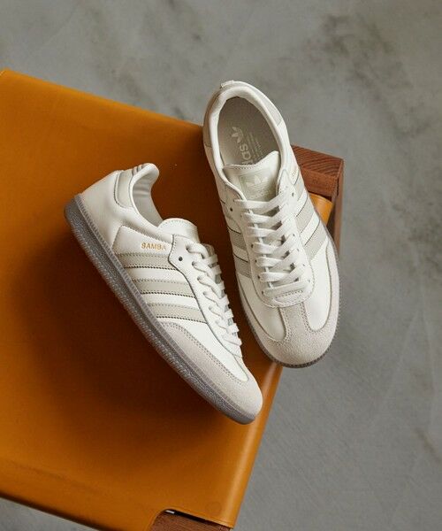 green label relaxing / グリーンレーベル リラクシング スニーカー | 【別注】＜adidas Originals＞SAMBA OG スニーカー（OFF WHITE）