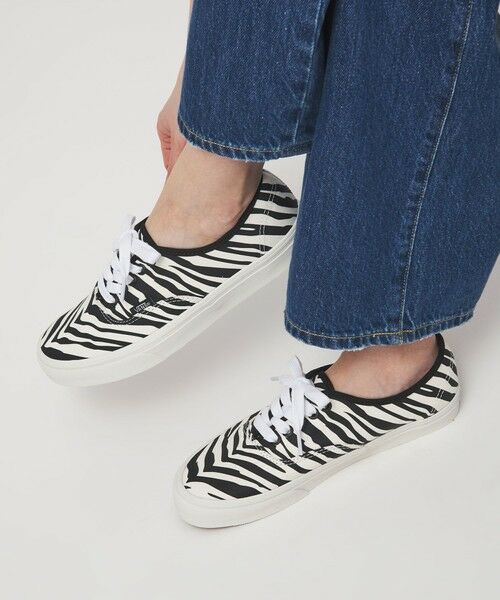 green label relaxing / グリーンレーベル リラクシング スニーカー | 【WEB限定】＜VANS＞オーセンティック スニーカー ZEBRA（WHITE）