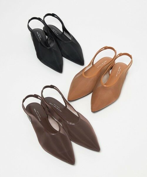 green label relaxing / グリーンレーベル リラクシング スニーカー | ポインテッド チュール スリングバックシューズ / サンダル / パンプス | 詳細4