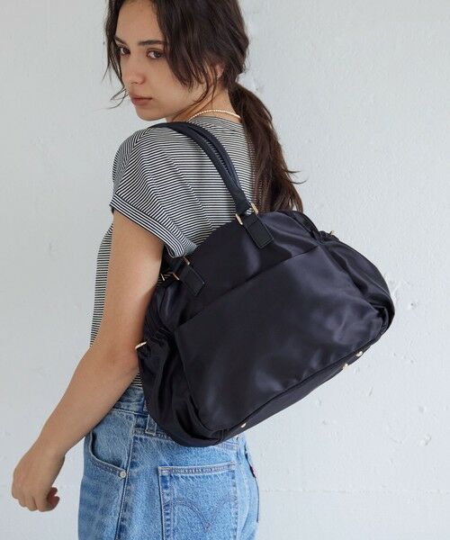 green label relaxing / グリーンレーベル リラクシング ボストンバッグ | 【WEB限定】2WAY Wジップ ボストン バッグ はっ水（NAVY）