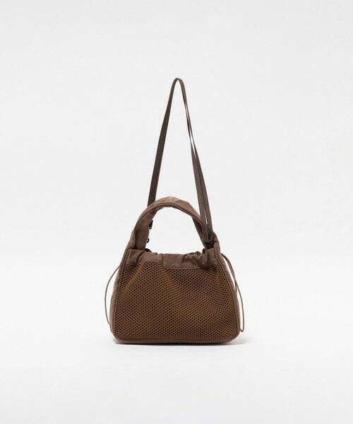 green label relaxing / グリーンレーベル リラクシング ショルダーバッグ | ＜CLANATE＞メッシュバッグ（MD.BROWN）