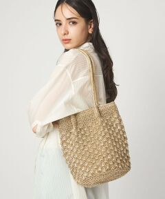 green label relaxing / グリーンレーベル リラクシング ショルダーバッグ | メタリックヤーンレーシー トートバッグ / ショルダーバッグ