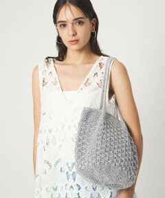 green label relaxing / グリーンレーベル リラクシング ショルダーバッグ | メタリックヤーンレーシー トートバッグ / ショルダーバッグ