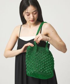 green label relaxing / グリーンレーベル リラクシング ショルダーバッグ | メタリックヤーンレーシー トートバッグ / ショルダーバッグ