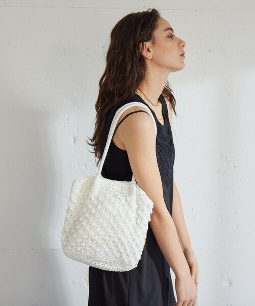 green label relaxing / グリーンレーベル リラクシング ショルダーバッグ | メタリックヤーンレーシー トートバッグ / ショルダーバッグ | 詳細1