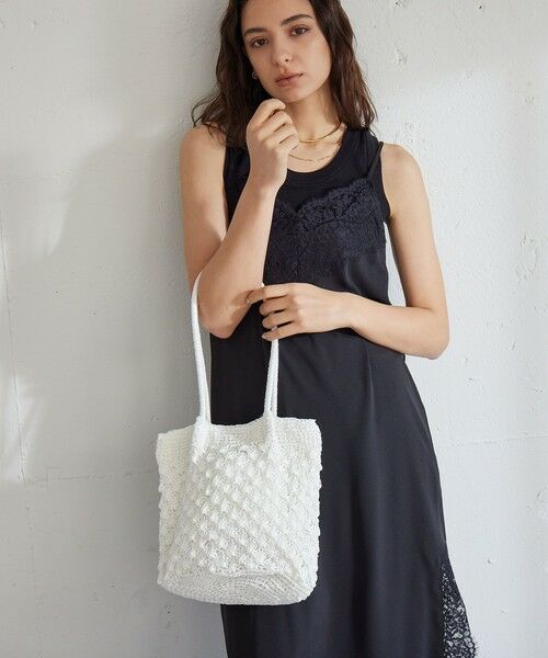 green label relaxing / グリーンレーベル リラクシング ショルダーバッグ | メタリックヤーンレーシー トートバッグ / ショルダーバッグ | 詳細2