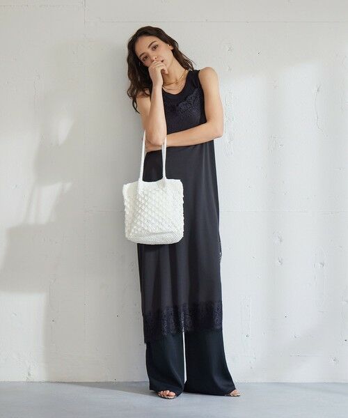 green label relaxing / グリーンレーベル リラクシング ショルダーバッグ | メタリックヤーンレーシー トートバッグ / ショルダーバッグ | 詳細3