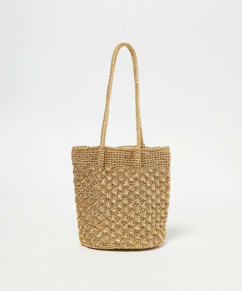 green label relaxing / グリーンレーベル リラクシング ショルダーバッグ | メタリックヤーンレーシー トートバッグ / ショルダーバッグ | 詳細8