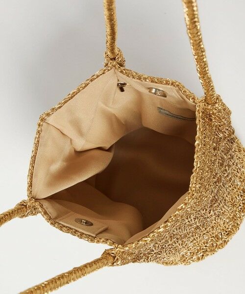 green label relaxing / グリーンレーベル リラクシング ショルダーバッグ | メタリックヤーンレーシー トートバッグ / ショルダーバッグ | 詳細11