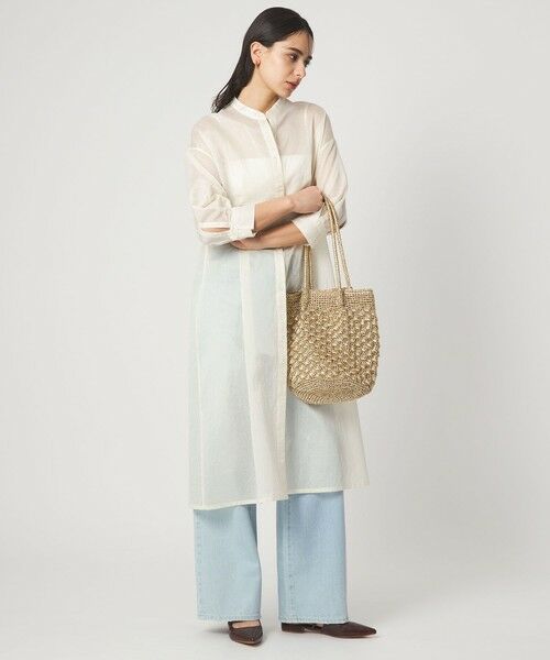 green label relaxing / グリーンレーベル リラクシング ショルダーバッグ | メタリックヤーンレーシー トートバッグ / ショルダーバッグ | 詳細7