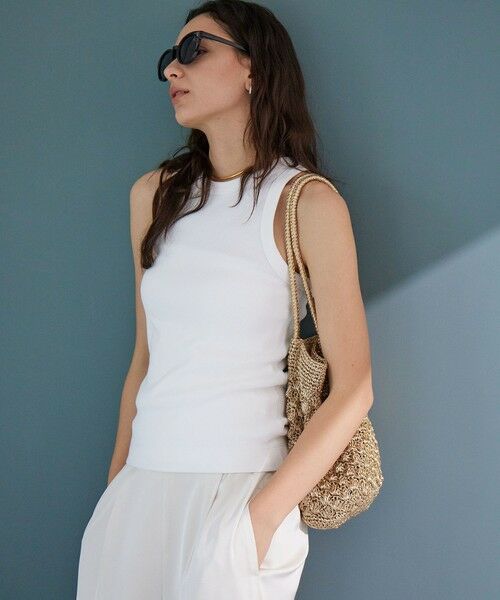 green label relaxing / グリーンレーベル リラクシング ショルダーバッグ | メタリックヤーンレーシー トートバッグ / ショルダーバッグ | 詳細8
