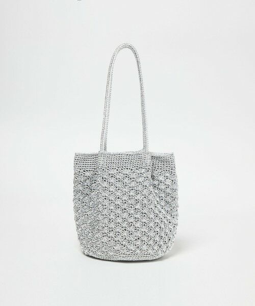 green label relaxing / グリーンレーベル リラクシング ショルダーバッグ | メタリックヤーンレーシー トートバッグ / ショルダーバッグ | 詳細18