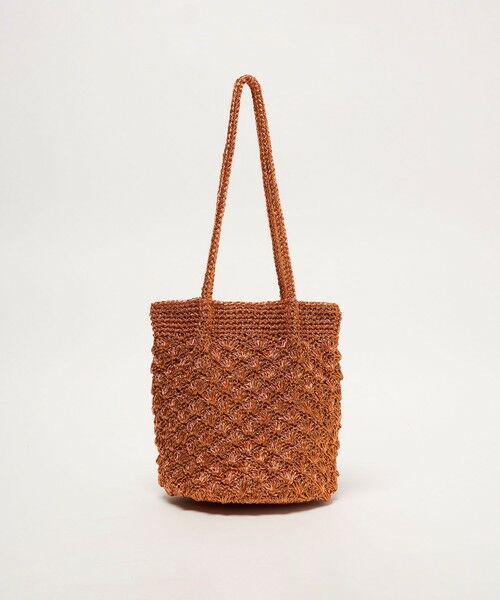 green label relaxing / グリーンレーベル リラクシング ショルダーバッグ | メタリックヤーンレーシー トートバッグ / ショルダーバッグ（ORANGE）