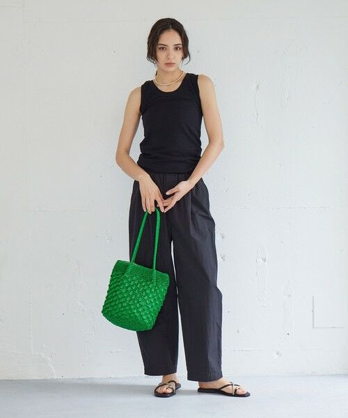 green label relaxing / グリーンレーベル リラクシング ショルダーバッグ | メタリックヤーンレーシー トートバッグ / ショルダーバッグ | 詳細26